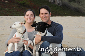 Engagement photography by Kira Godbe, dba Carmel Photography